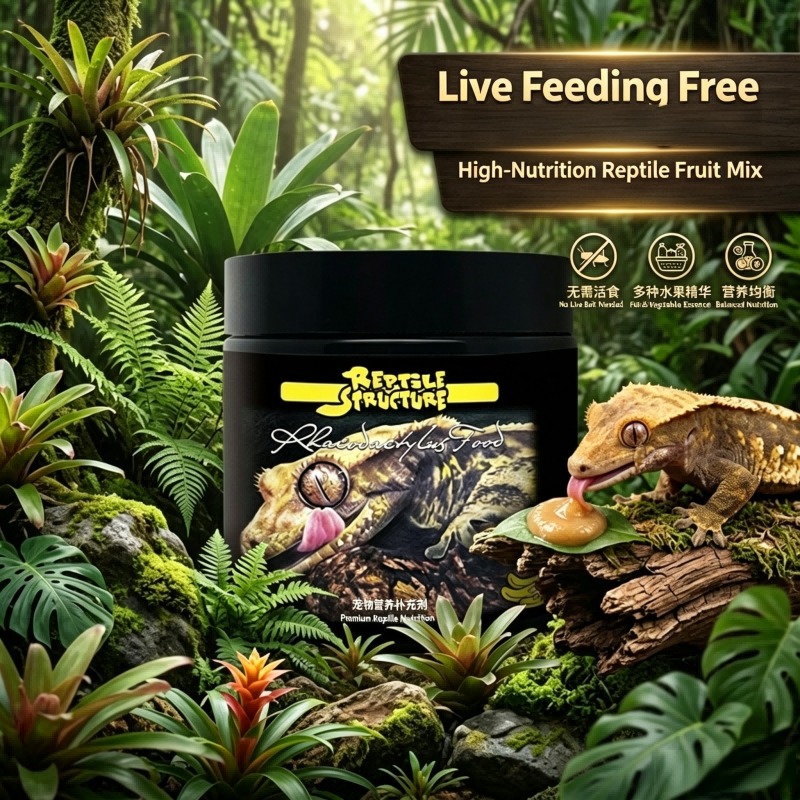 Calcium Powder Reptile - อาหารสัตว์เลื้อยคลาน จิ้งจก แมลง ผลไม้ ชนิดผงผสมแคลเซียม โปรตีนธรรมชาติ