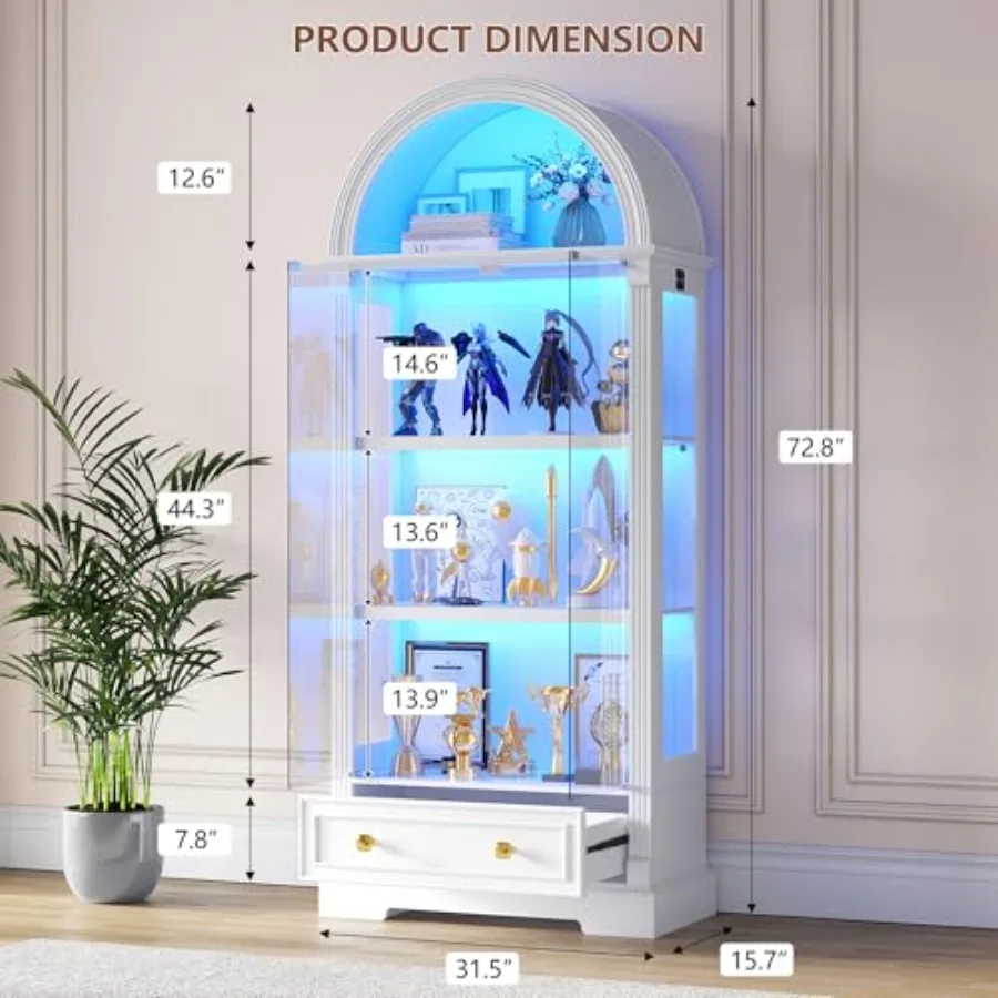 ตู้โชว์ของสะสมพร้อมบานประตูกระ - Glass Door Hinge บทวิจารณ์และราคา