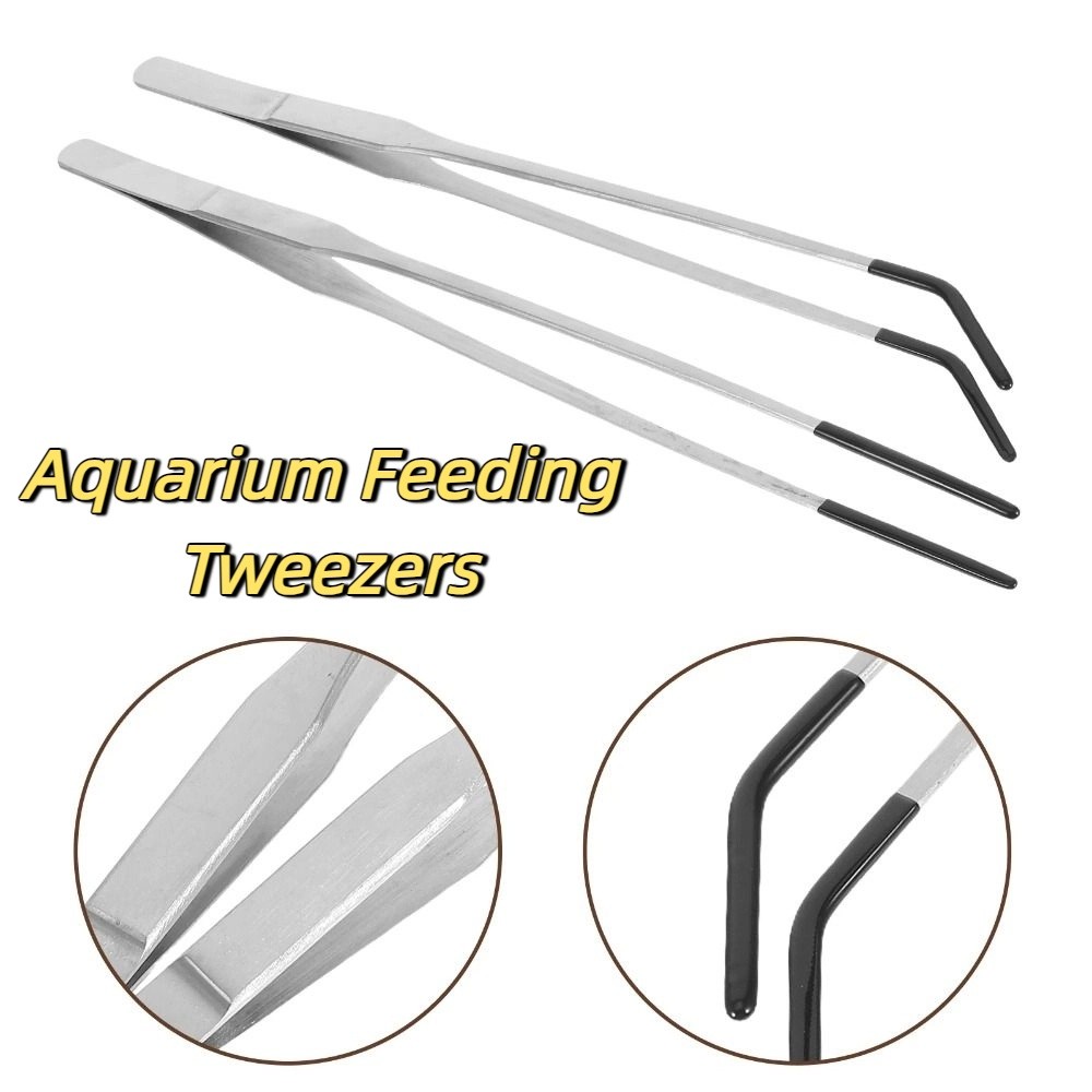 แหนบป้อนอาหารสัตว์เลี้ยงน้ำ 2  - Feeding Tong Stainless บทวิจารณ์และราคา