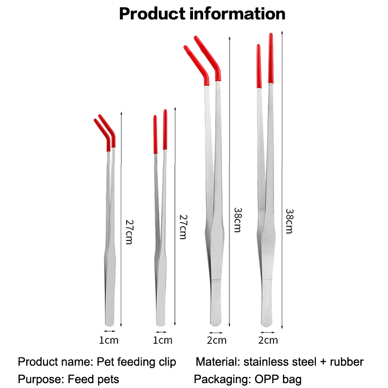 สแตนเลสสตีลสัตว์เลื้อยคลาน Fee - Feeding Tong Stainless บทวิจารณ์และราคา